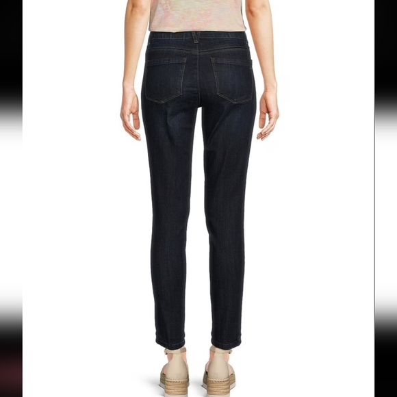 DEMOCRACY | Women's Dark Wash Ab Solution Slimming Skinny Jeans - Picture 2 of 6